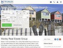 Tablet Screenshot of greaternorthmyrtlebeach.com